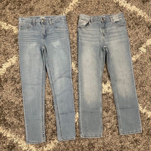 Girls Pants Bundle Size 14-16 Leggings Jeans Stretch Adjustable Waist Tie-Dyed - Picture 5 of 10